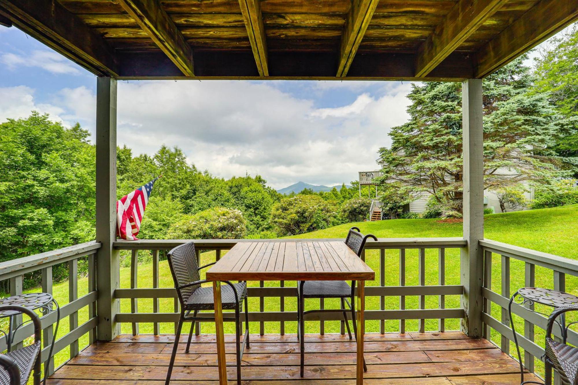 Banner Elk Mountain-View Condo 3 Mi To Skiing! Buitenkant foto